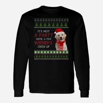Merry Weiner Christmas Dog Xmas Unisex Long Sleeve | Crazezy