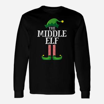 Middle Elf Matching Family Group Christmas Party Pajama Unisex Long Sleeve | Crazezy