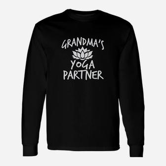 Mommy's Grandma's Or Auntie's Yoga Partner Unisex Long Sleeve | Crazezy AU