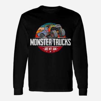 Monster Trucks Are My JAM - Monster Truck Rule JAM T-Shirt Unisex Long Sleeve | Crazezy