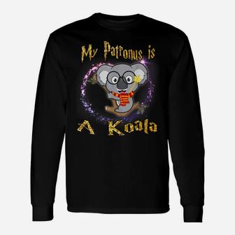 My Patronus Is A Koala Tshirt Magic Gifts Unisex Long Sleeve | Crazezy DE