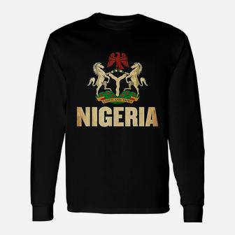 Nigeria Cheer Jersey Football Nigerian Unisex Long Sleeve | Crazezy
