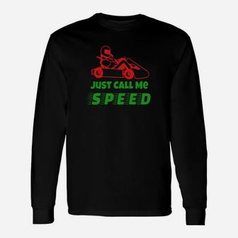 Red White Go Kart Driver Tshirt Speed Racing Fun Sport Gift Unisex Long Sleeve | Crazezy AU