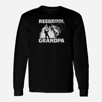 Reel Cool Grandpa Fathers Day Fishing Lover Gift Unisex Long Sleeve | Crazezy DE
