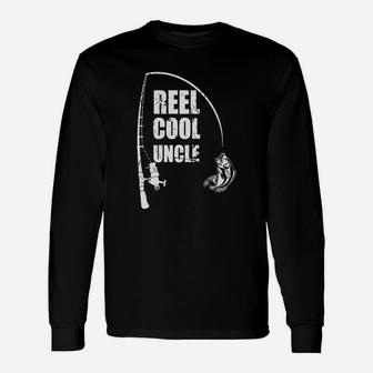 Reel Cool Uncle Great Gift Fishing For Uncle Unisex Long Sleeve | Crazezy AU
