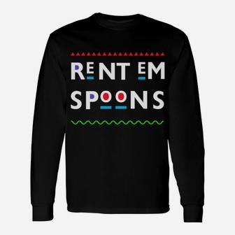 Rent Em Spoons 90'S Tv Sweatshirt Unisex Long Sleeve | Crazezy