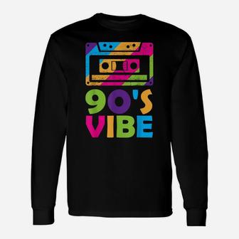 Retro Aesthetic Costume Party Outfit - 90S Vibe Unisex Long Sleeve | Crazezy CA
