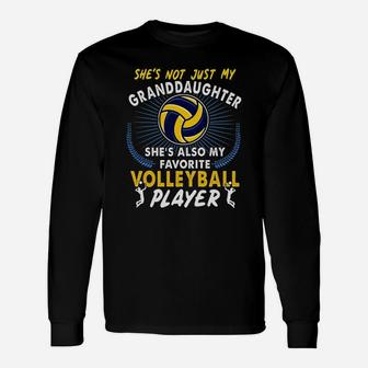 Shes Also My Favorite Volleyball Player Unisex Long Sleeve | Crazezy DE
