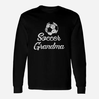 Soccer Grandma Cute Funny Player Fan Gift Matching Unisex Long Sleeve | Crazezy
