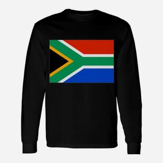 South Africa Flag Shirt | South African Sweatshirt Unisex Long Sleeve | Crazezy