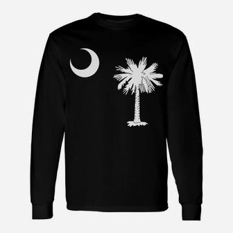 South Carolina Flag Palmetto State Sweatshirt Unisex Long Sleeve | Crazezy UK