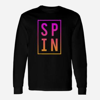 Spinning Class Saying Gym Workout Bike Fitness Spin Unisex Long Sleeve | Crazezy DE