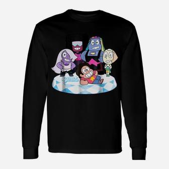 Stevens Universe Group Shot Of All Gems Graphic Unisex Long Sleeve | Crazezy