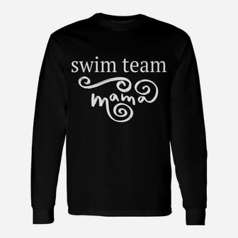 Swim Team Swimming Mama Mom Womens Gift Unisex Long Sleeve | Crazezy