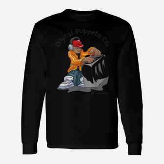 The Dj From Digital Puppets Co Unisex Long Sleeve | Crazezy