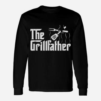 The Grillfather Bbq Grill & Smoker | Barbecue Chef Unisex Long Sleeve | Crazezy