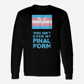 This Isn't Even My Final Form Trans Flag Pride Funny T Shirt Unisex Long Sleeve | Crazezy CA