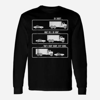 Trucker Apparel Tees-Funny Trucker Tshirt-Truck Driver Gifts Unisex Long Sleeve | Crazezy