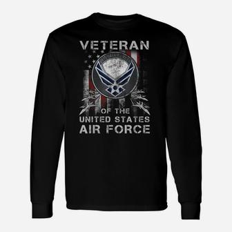 Veteran Of The US Air Force Vintage Unisex Long Sleeve | Crazezy