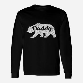 Vintage Daddy Bear Funny Dad Camping Unisex Long Sleeve | Crazezy CA