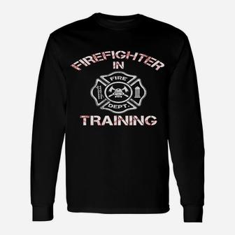 Vintage Firefighter In Training Fire Department Unisex Long Sleeve | Crazezy DE