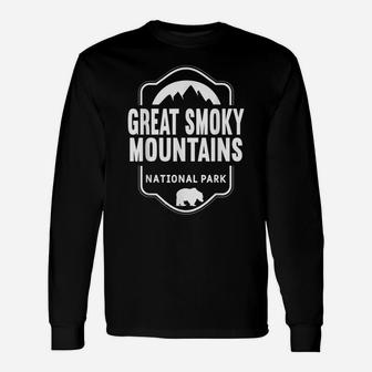 Vintage Retro Great Smoky Mountains National Park Unisex Long Sleeve | Crazezy