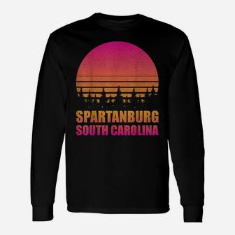 Vintage Spartanburg South Carolina Sc Retro 80S 90S Graphic Unisex Long Sleeve | Crazezy AU