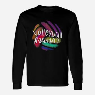 Volleyball Mama Female Sporty Mother Gift Volleyball Mom Unisex Long Sleeve | Crazezy AU