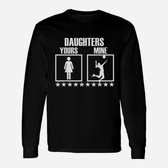Volleyball Mom And Dad Gift For Volleyball Parent Unisex Long Sleeve | Crazezy DE