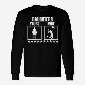 Volleyball Mom And Dad Gift For Volleyball Parents Unisex Long Sleeve | Crazezy AU