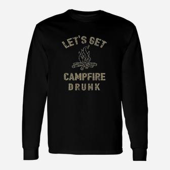 Weekend Forecast Camping With A Chance Of Drinking Unisex Long Sleeve | Crazezy