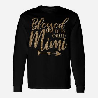 Womens Blessed To Be Called Mimi Christmas 2019 Edition Unisex Long Sleeve | Crazezy AU
