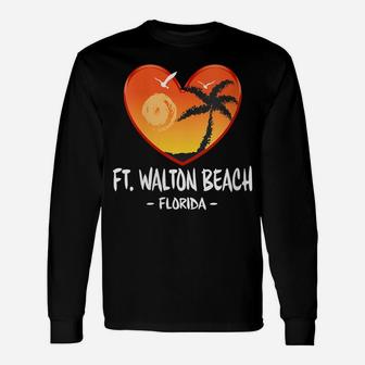Womens FT WALTON BEACH, FLORIDA VACATION GETAWAY BEACH GIFT Unisex Long Sleeve | Crazezy DE