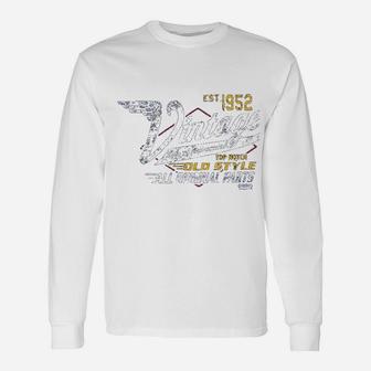 69th Birthday Gift Vintage 1952 Aged To Perfection Vintage Racing Unisex Long Sleeve | Crazezy