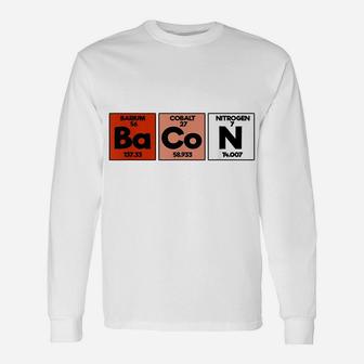 BBQ I PIG Lover I Bacon Science I Bacon Lover Elements Unisex Long Sleeve | Crazezy