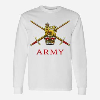 British Army Uk Warfare Military Veteran Training Unisex Long Sleeve | Crazezy