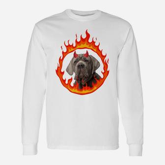 Devil Dog Neopolitan Mastiff Unisex Long Sleeve | Crazezy