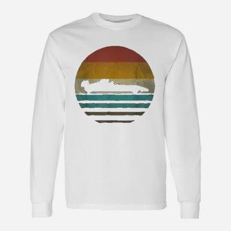 Formula Racing Retro 70s Vintage Silhouette Distressed Gift Unisex Long Sleeve | Crazezy