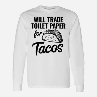 Funny I Love Taco Tuesday Taco Truck Shirt Women Unisex Long Sleeve | Crazezy CA