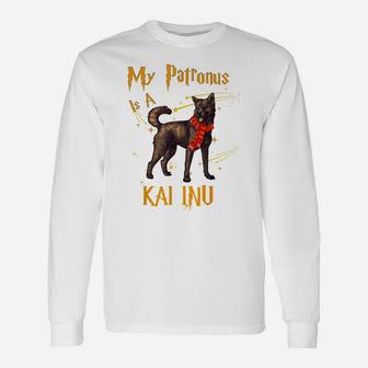 My Patronus Is A Kai Inu Dog T Shirt Unisex Long Sleeve | Crazezy AU