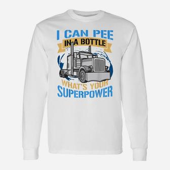 Trucker Driver Tshirt Funny Saying Gift Truck Tee Unisex Long Sleeve | Crazezy