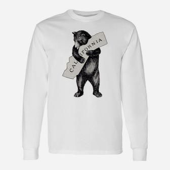 Usa I Love California Shirt Art-Retro Vintage Cali Bear Hug Sweatshirt Unisex Long Sleeve | Crazezy AU