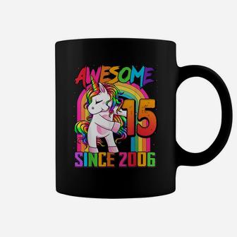 15 Years Old Unicorn Flossing 15Th Birthday Girl Unicorn Coffee Mug | Crazezy CA