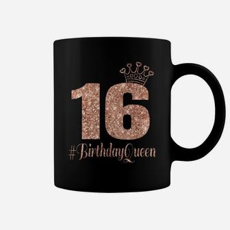 16Th Birthday Gift Teen Sweet Sixteen 16 Rose Colored Sweatshirt Coffee Mug | Crazezy