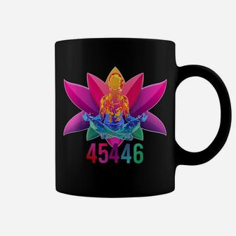 45446 45 Against 45 Yoga For The Winners Coffee Mug | Crazezy