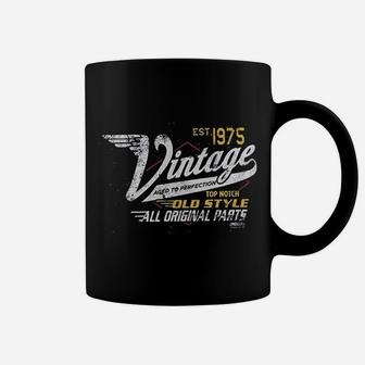 46th Birthday Gift Vintage 1975 Aged To Perfection Vintage Racing Coffee Mug | Crazezy DE