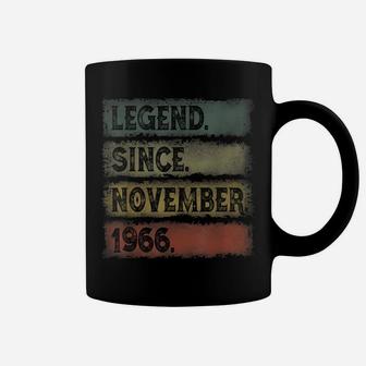 55Th Birthday Gifts 55 Years Old Legend Since November 1966 Coffee Mug | Crazezy DE