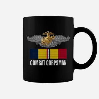 8404 Combat Corpsman Eagle Globe Anchor Veteran T Shirt Coffee Mug | Crazezy