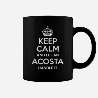 ACOSTA Funny Surname Family Tree Birthday Reunion Gift Idea Coffee Mug | Crazezy AU