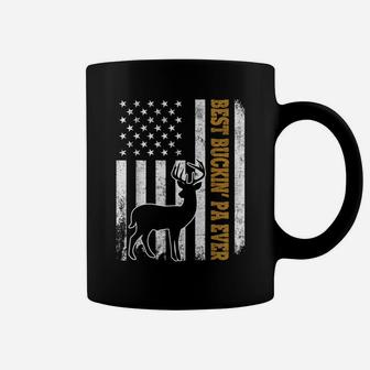 American Flag Best Buckin Pa Ever Shirt Fathers Day Gift Coffee Mug | Crazezy
